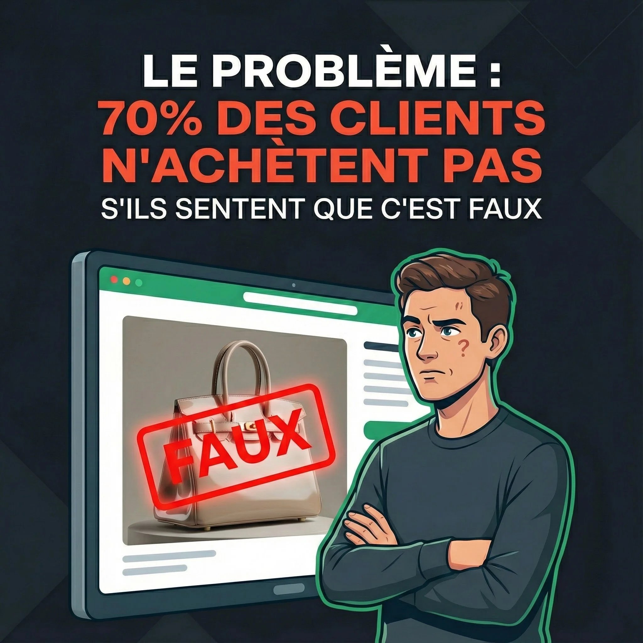 70% des consommateurs rejettent les images IA parfaites