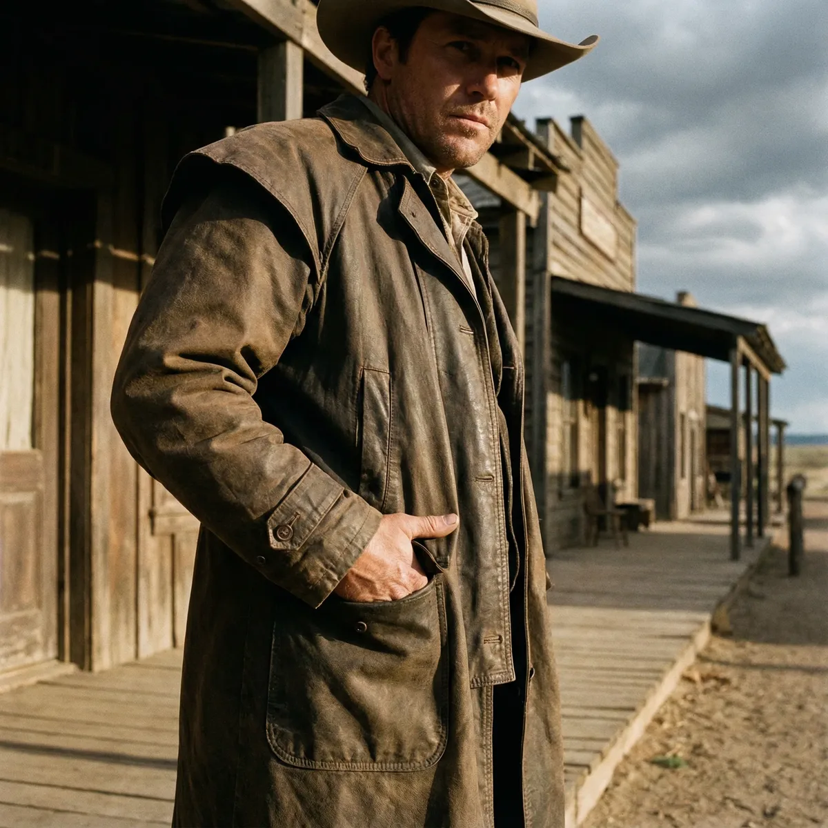 Amerikanische Einstellung vom Oberschenkel aufwärts