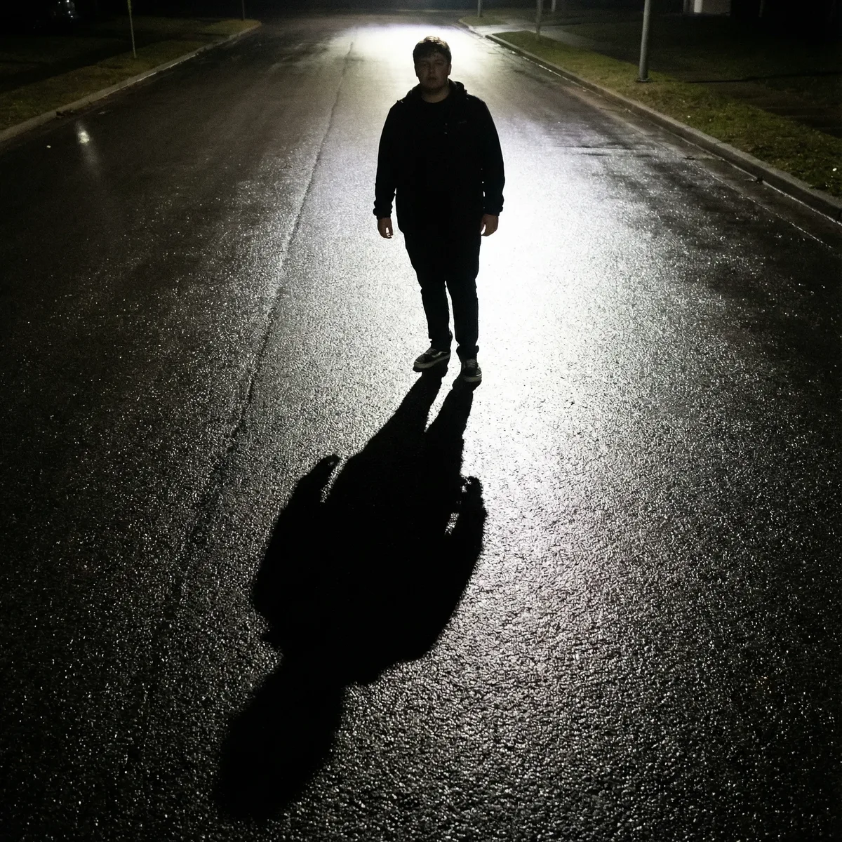 Ganzkörperaufnahme zeigt vollständige Figur