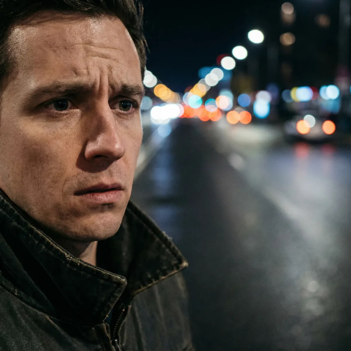 Porträtaufnahme zeigt angespannten Ausdruck