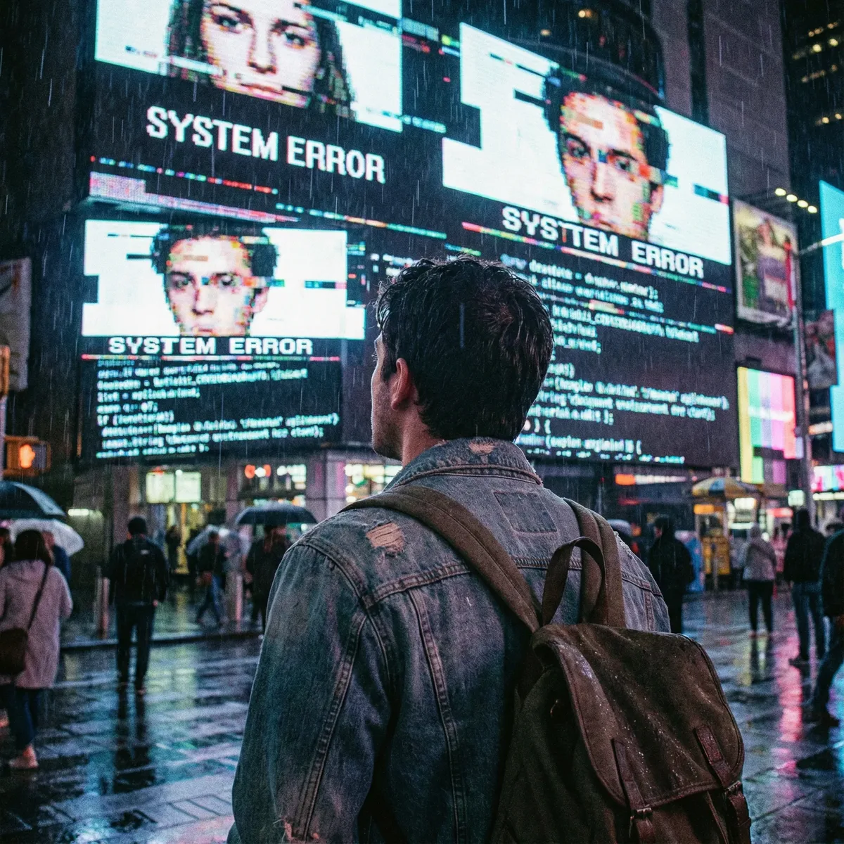 Über-die-Schulter-Einstellung von hinten