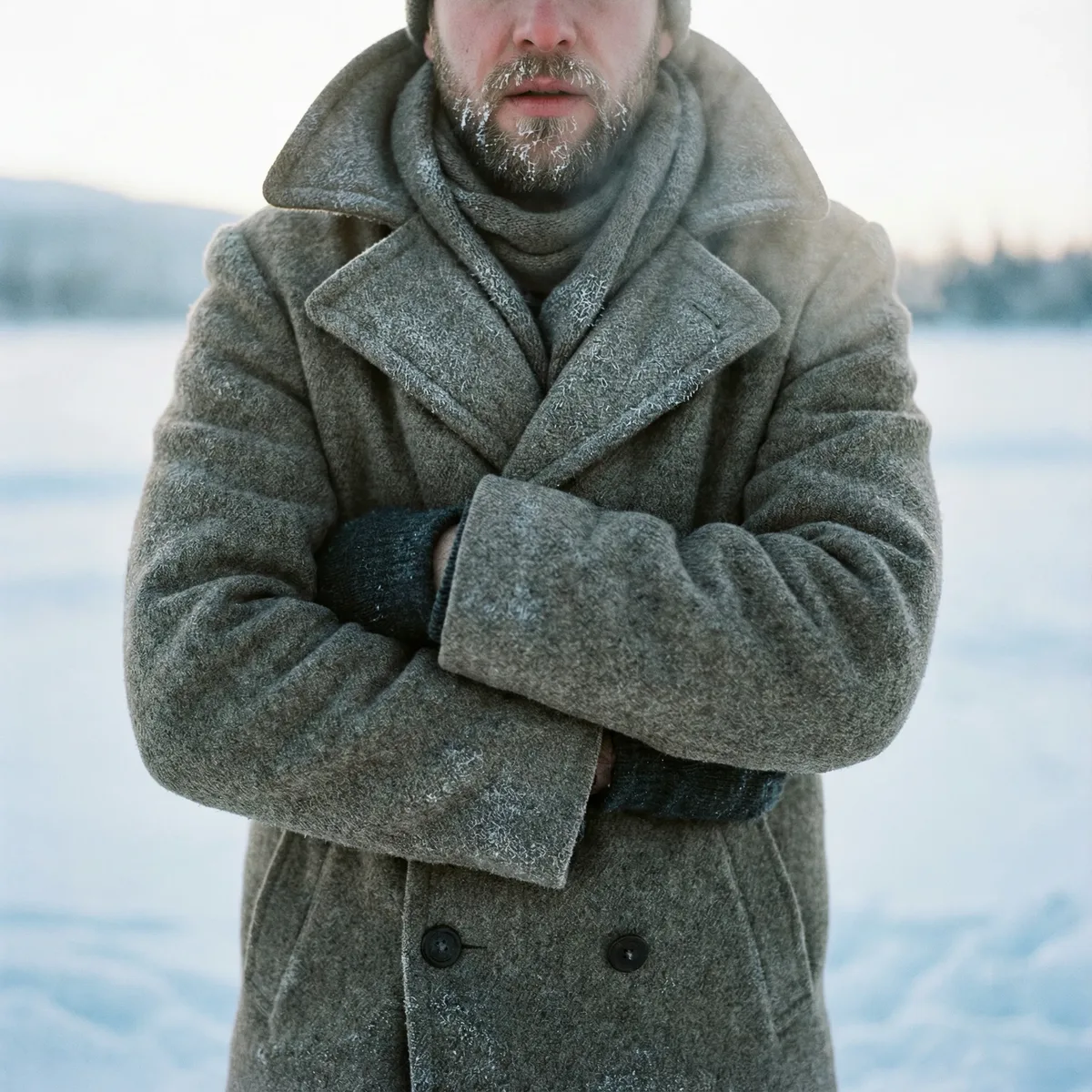 Brustbild betont verschränkte Arme