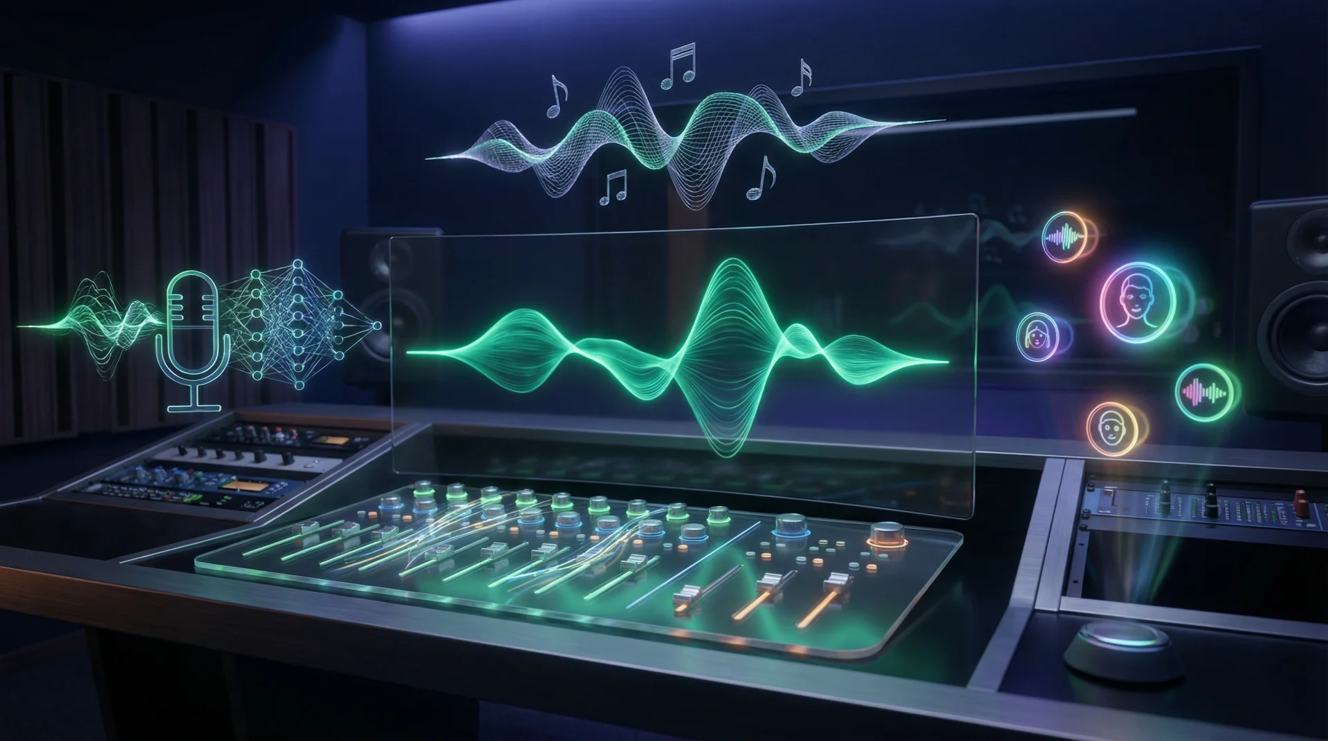 Suno and ElevenLabs Audio Interface