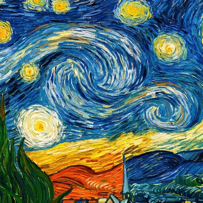 Van Gogh Style - Expressionist Brushstrokes