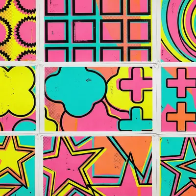 Warhol Style - Pop Art and Vibrant Colors